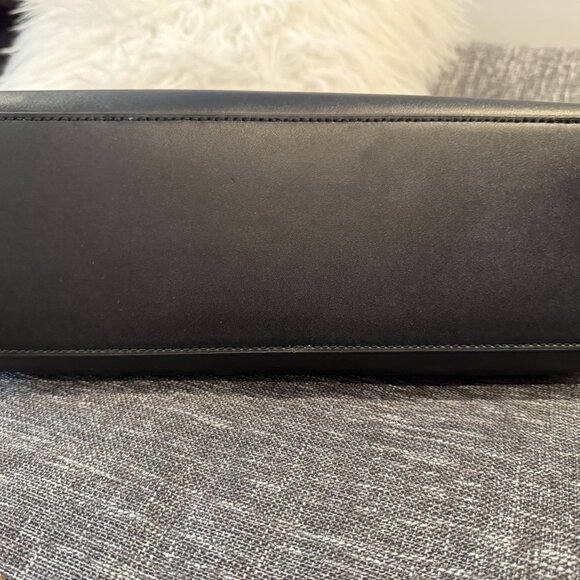 KATE SPADE Magnolia Street Black Pink Blush Double Pocket Tote Bag Key Ring - Picture 10 of 10